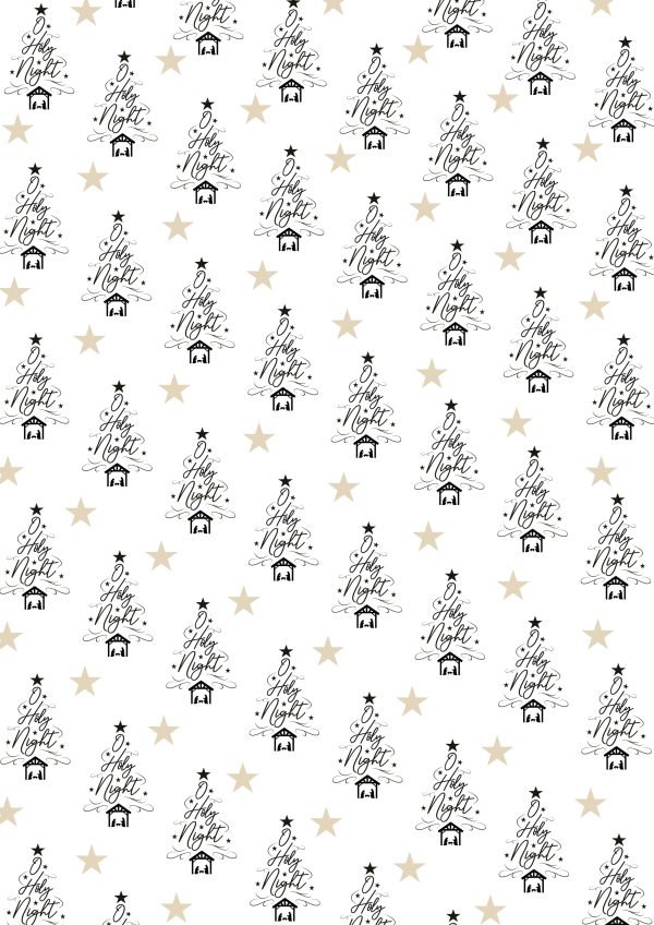 O Holy Night Paper 2 tone