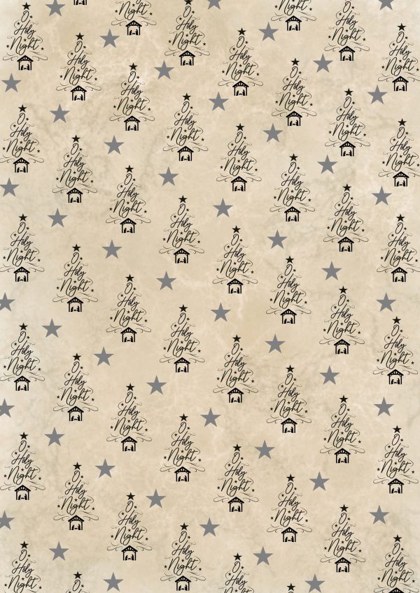 O Holy Night Paper vintage