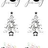 christmas card toppers sheet 1